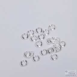 [WD7012001013] Transparante Ringen 8x13mm - 20st