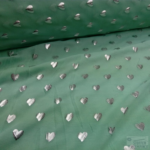 [POL-999780-746] Tule Foil Heart Mint