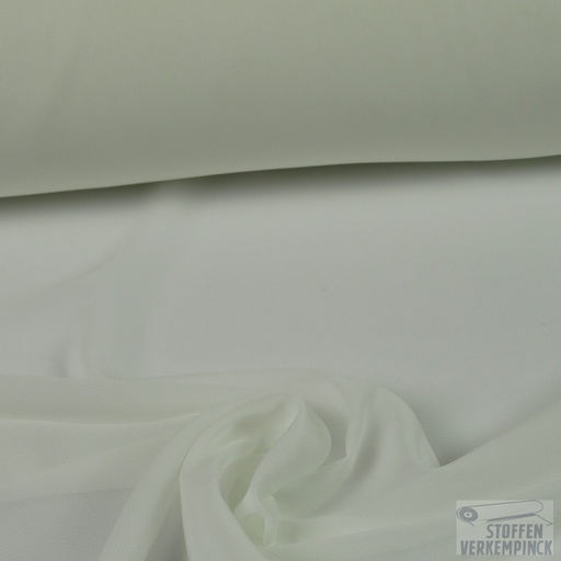 [KI-0458-020] Voile Chiffon Ecru