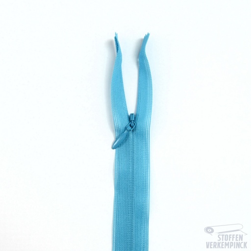[CHC26 DAEBP12-22-547] YKK Blinde rits niet deelbaar -22cm-Aqua