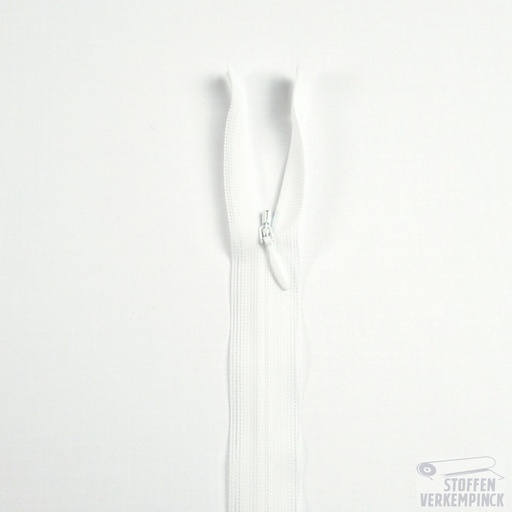 [CHC26 DAEBP12-22-501] YKK Blinde rits niet deelbaar -22cm-Wit