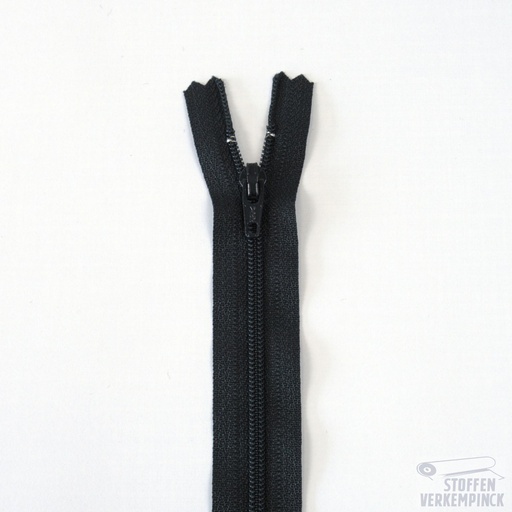 [CFC36 DAEP12-12-075] YKK Nylon spiraalrits niet deelbaar -12cm-Donker Grijs