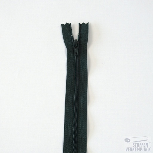 [CFC36 DAEP12-12-890] YKK Nylon spiraalrits niet deelbaar -12cm-Donker Groen