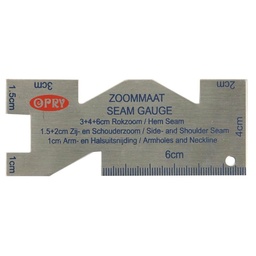 [DBF-97741] Zoommaatje roestvrij staal 10cmx4cm