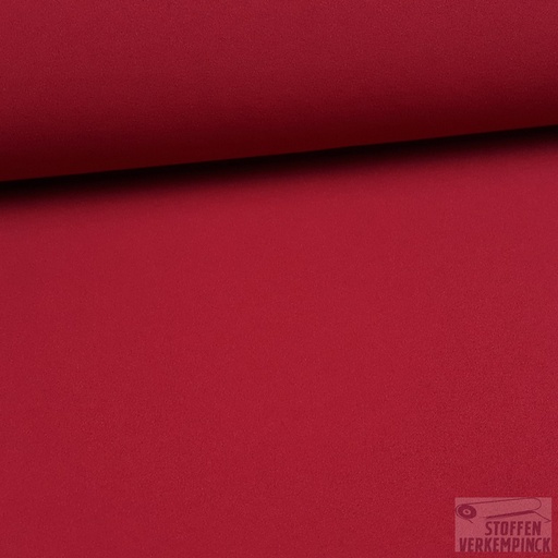 [FR-0209] crepe bi-stretch  Donkerrood