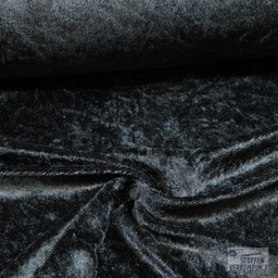 [021-200012-5001] Crushed Velours Zwart