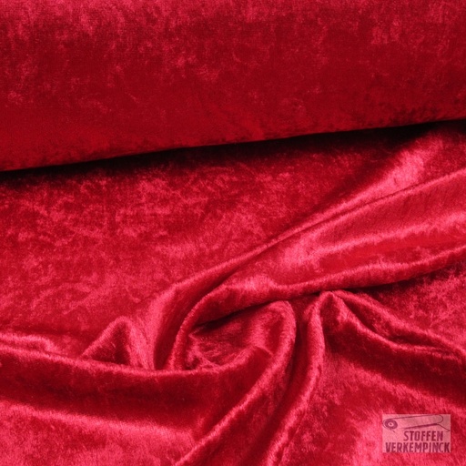 [021-200012-5019] Crushed Velours Rood