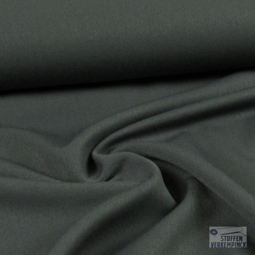 [030-18015-068] Stretch Gabardine Donker Grijs