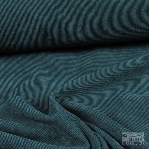 [096-0925-200] Corduroy Smalle Rib Donker Groen