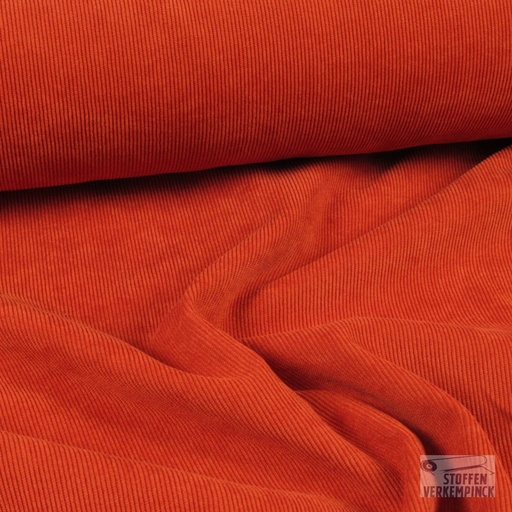 [096-0925-454] Corduroy Smalle Rib Oranje