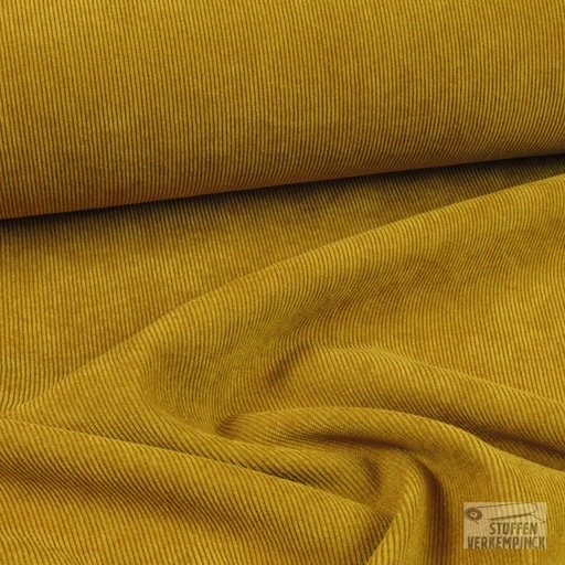 [096-0925-570] Corduroy Smalle Rib Oker