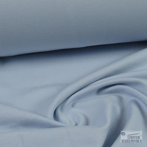 [184-0078-07] French Terry Brushed Licht Blauw