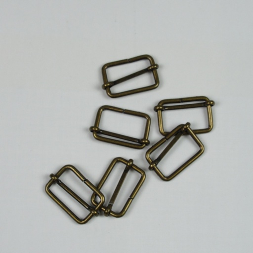 [287-25-20MM-BRONS] Schuifpassant 20mm Brons (per stuk)