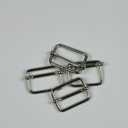 [287-25-25-NIKKEL] Schuifpassant 25mm Nikkel (per stuk)