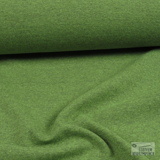 [MU-9750-1023] Boordstof Black Yarn Groen