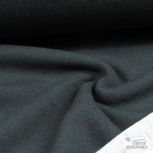 [QT-Q22505-069] Jersey Double Face Zwart/Grijs