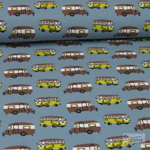 [ST-19661-09] Jersey Print Campers Blauw