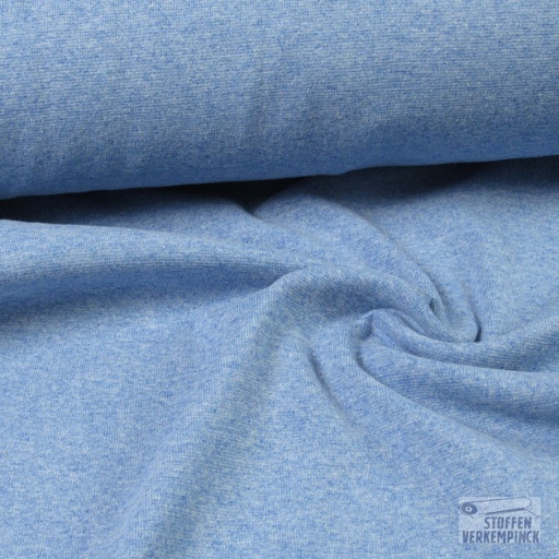 [078-997247-855] Boordstof Mélange Licht Blauw
