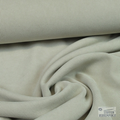 [096-0925-177] Corduroy Smalle Rib Ecru