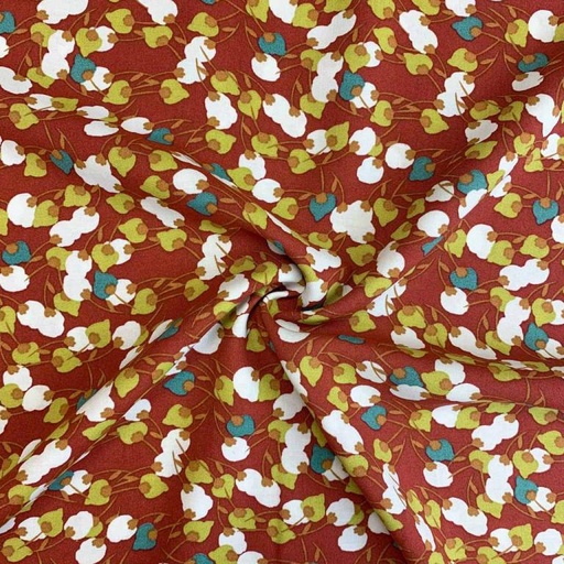 [321-29401] Katoen Print Kisnek Pepper/Pistache 1B