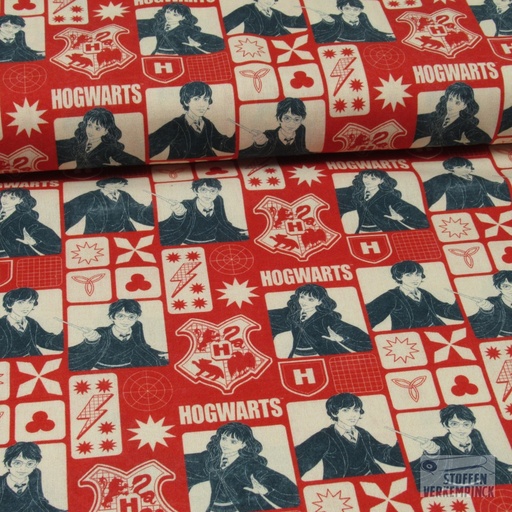 [CI-5924-13] Katoen Digital Harry Potter Rood