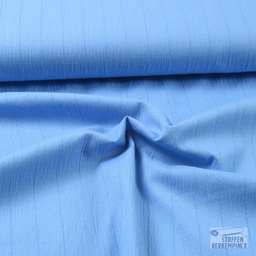 [za-4791-02-02] Crincle Stretch Bloezenstof Blauw