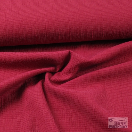 [ZA-4791-02-04] Crincle Stretch Bloezenstof Wine