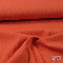 [za-4791-02-07] Crincle Stretch Bloezenstof Oranje