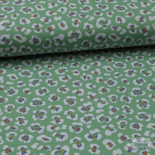 [no-19237-023] Visco Jersey Viooltjes Groen