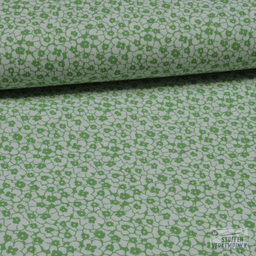 [HE-208709-0003] Seersucker Minibloem Groen