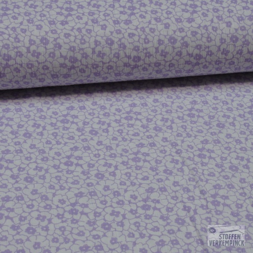 [HE-208709-0005] Seersucker Minibloem Lila