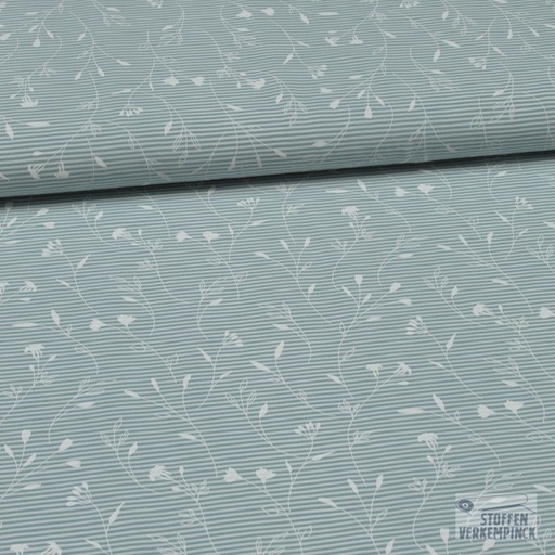 [HE-208596-5037] Lengtestretch Streep/Bloem Groen