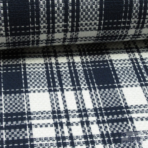[HE-208742-5026] Ruit voor Jasjes Marine Wit