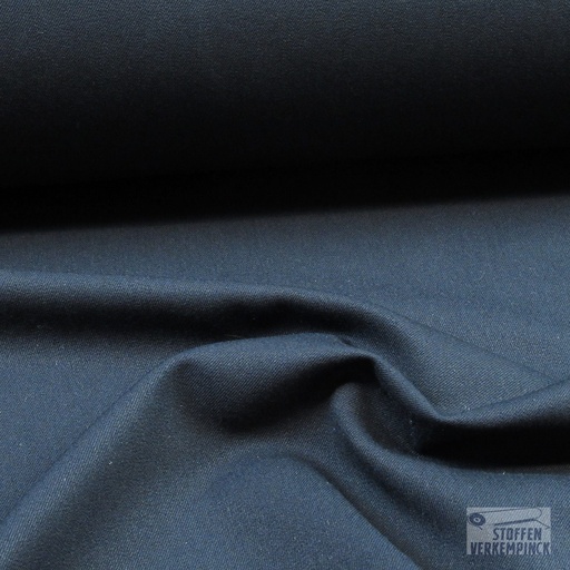 [184-0088] Gabardine Bi-stretch Dark Navy