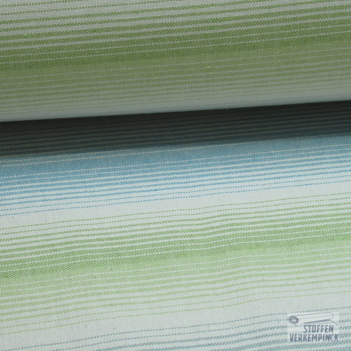 [HIS-MESTIZO-35] Decostof Streep Blauw Groen