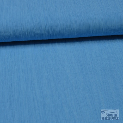 [HE-208683-3029] Viscose Crash Uni Licht Blauw
