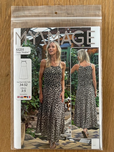 [OR-S1231] Premium Pattern S1231 Jurk "Avalon" Grootformaat