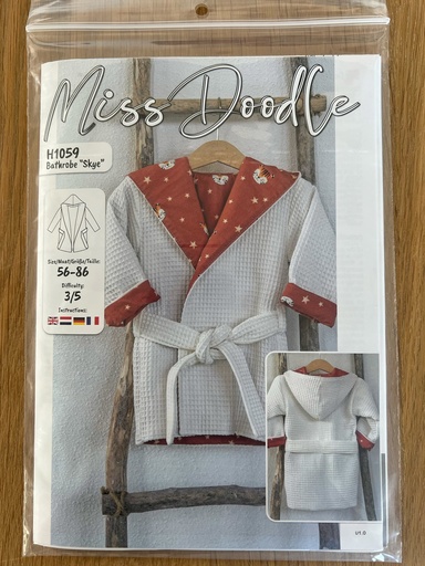 [OR-H1059] Premium Pattern H1059 Badjas "Skye" Grootformaat