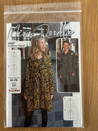 [OR-H1007] Premium Pattern H1007 Jurk "Audrey" Grootformaat