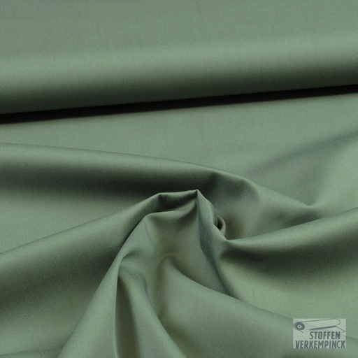[QT-MR1102-270] Stretch Popeline Katoen/Nylon Kaki