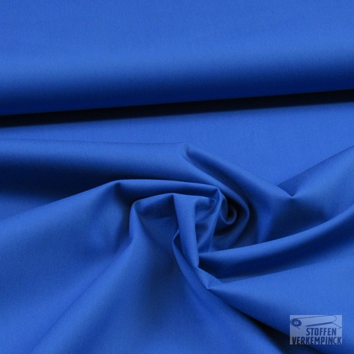 [QT-MR1102-970] Stretch Popeline Katoen/Nylon Royal