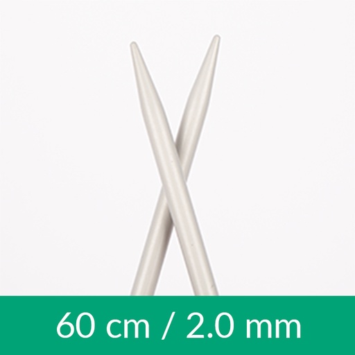 [206-60201] Aluminium circular needle 60cm 2.00mm 