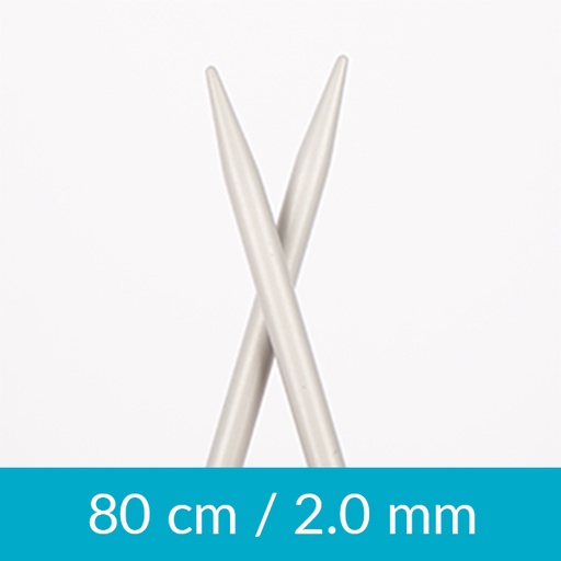 [206-80201] Aluminium circular needle 80cm 2.00mm 