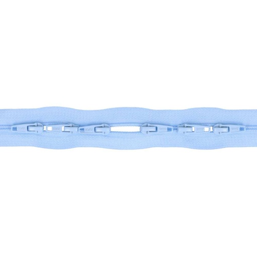 [DBF-22570-258] Spiraalrits aan de meter Lichtblauw - 3mtr incl. 6 schuivers