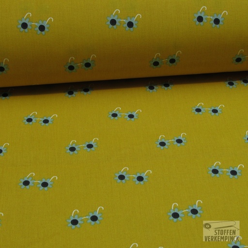 [DO-SUNNYBTUD-1B] Katoen Print Sunny Oker
