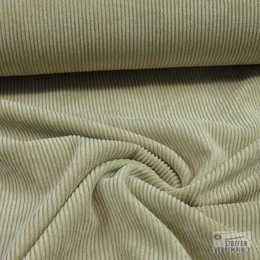 [096-0960-178] Corduroy Stretch Soepel  Beige