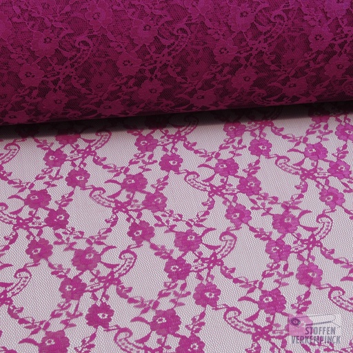 [KI-0126-870] Budgetkant Small Flower Fuchsia
