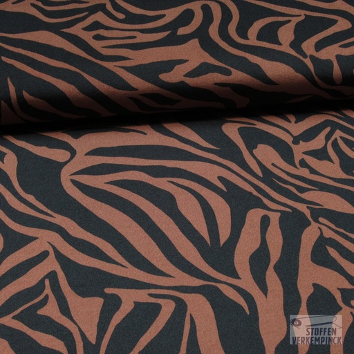 [QT-PC6301-013] Jersey Polyester Zebra