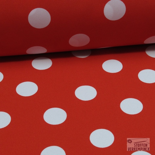 [NO-20809-015] Burlington Rood met witte bollen(2.7mm)
