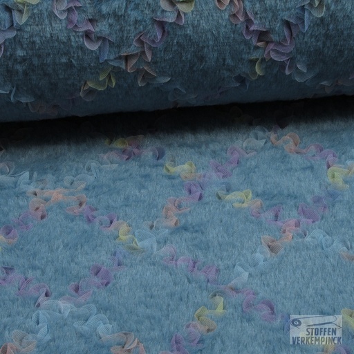 [VE-04652-002] Pels met tule Blue Shadow